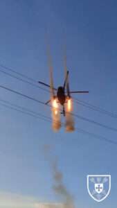Read more about the article Ukrainian Attack Helicopter Fires Missiles At Russian Military Positions