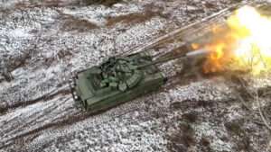 Read more about the article Russia Shows Troops Training For Combat With Modernised T-80BVM Tanks In Occupied Ukraine