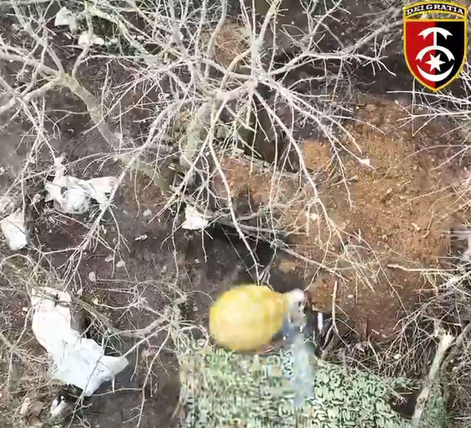 Read more about the article Russian Soldier Flees Trench As Ukrainian Drone Drops Bombs
