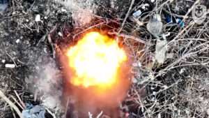 Read more about the article Ukrainian Drones Drop Bombs On Russian Soldiers In Trenches And Foxholes