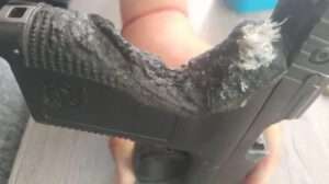 Read more about the article Cop Melts Gun After Leaving It In Oven