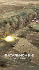 Read more about the article  Moment Ukrainian Tank Busts Through Tree Line And Opens Fire On Fleeing Russian Soldiers