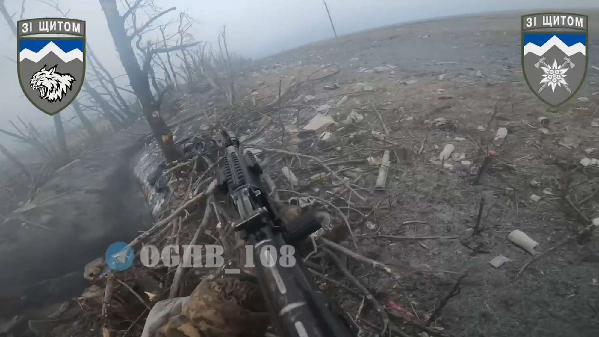 Read more about the article  POV Footage Shows Ukrainian Troops Taking Out Russian Trench And Capturing Two Soldiers