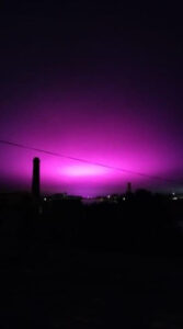 Read more about the article Purple Night Sky Not UFOs But Massive Cannabis Farm