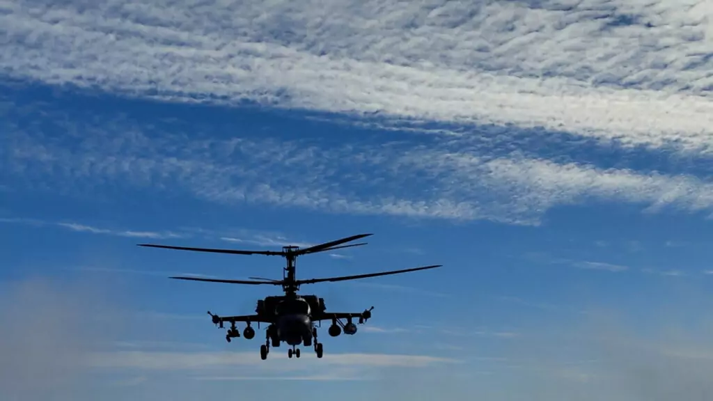 Read more about the article Russia Says Ka-52M Helicopter Crews Hit Ukrainian Position