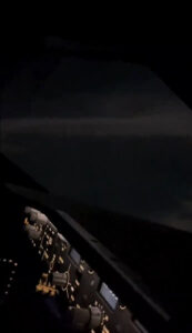 Read more about the article Amazed Pilot Films Blue Beam Of Light While Flying Over Thunderstorm
