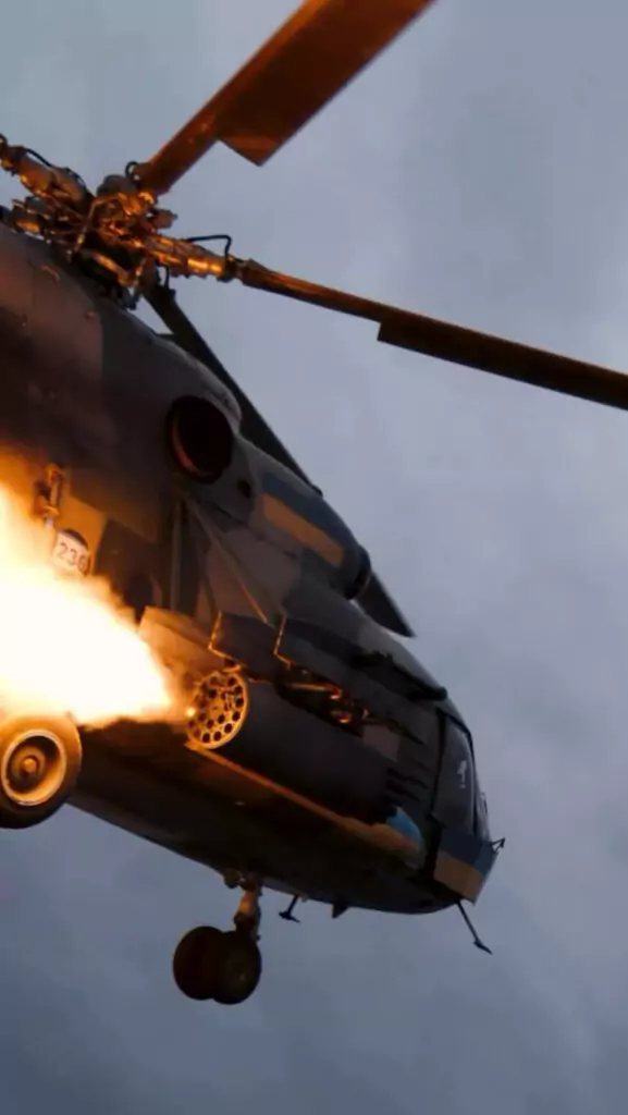 Read more about the article Ukrainian Helicopters Fire Missiles At Russian Targets