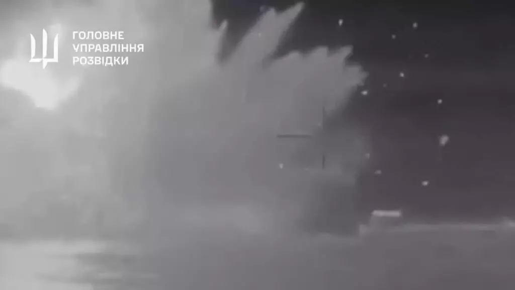 Read more about the article Moment Ukrainian Drones Hit Russian Patrol Ship ‘Sergey Kotov’