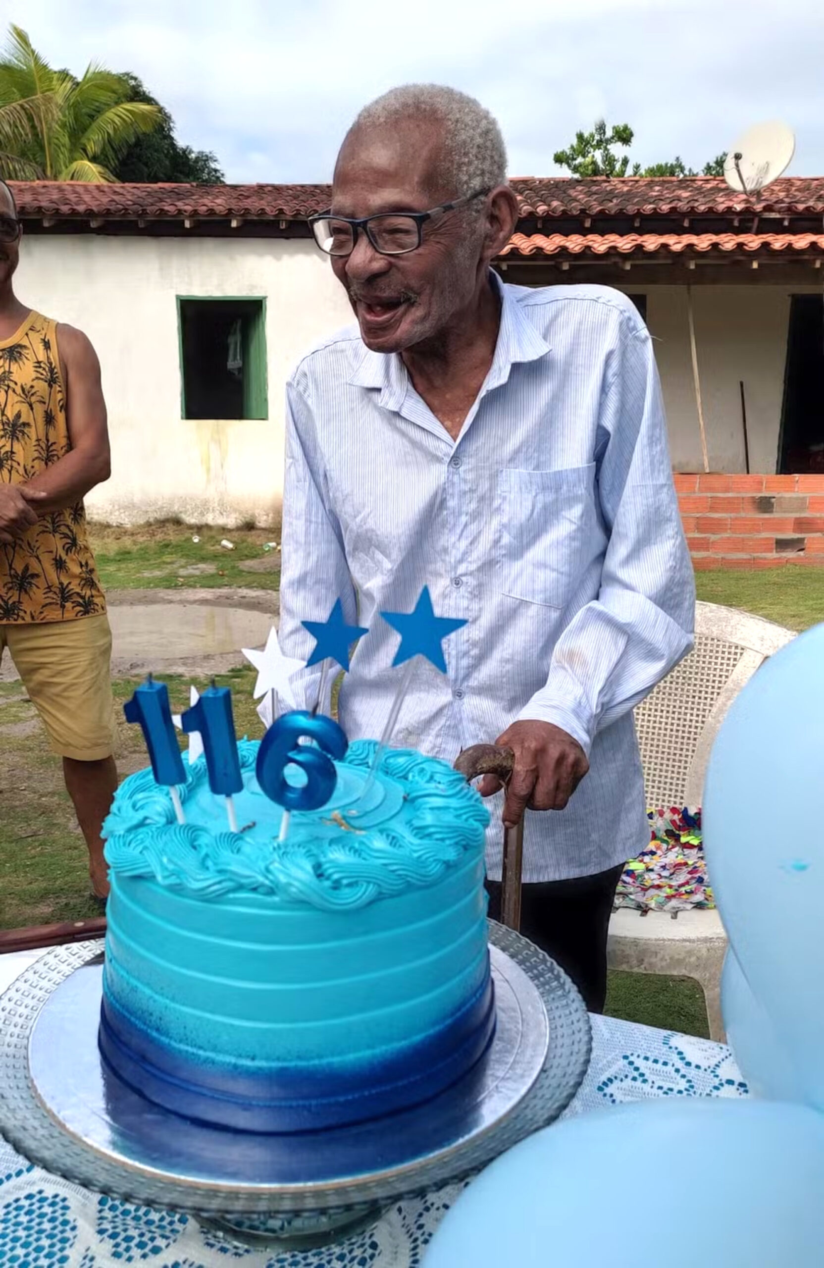 Read more about the article  Party Lover Who Celebrated 116th Birthday Set To Become Oldest Man Ever